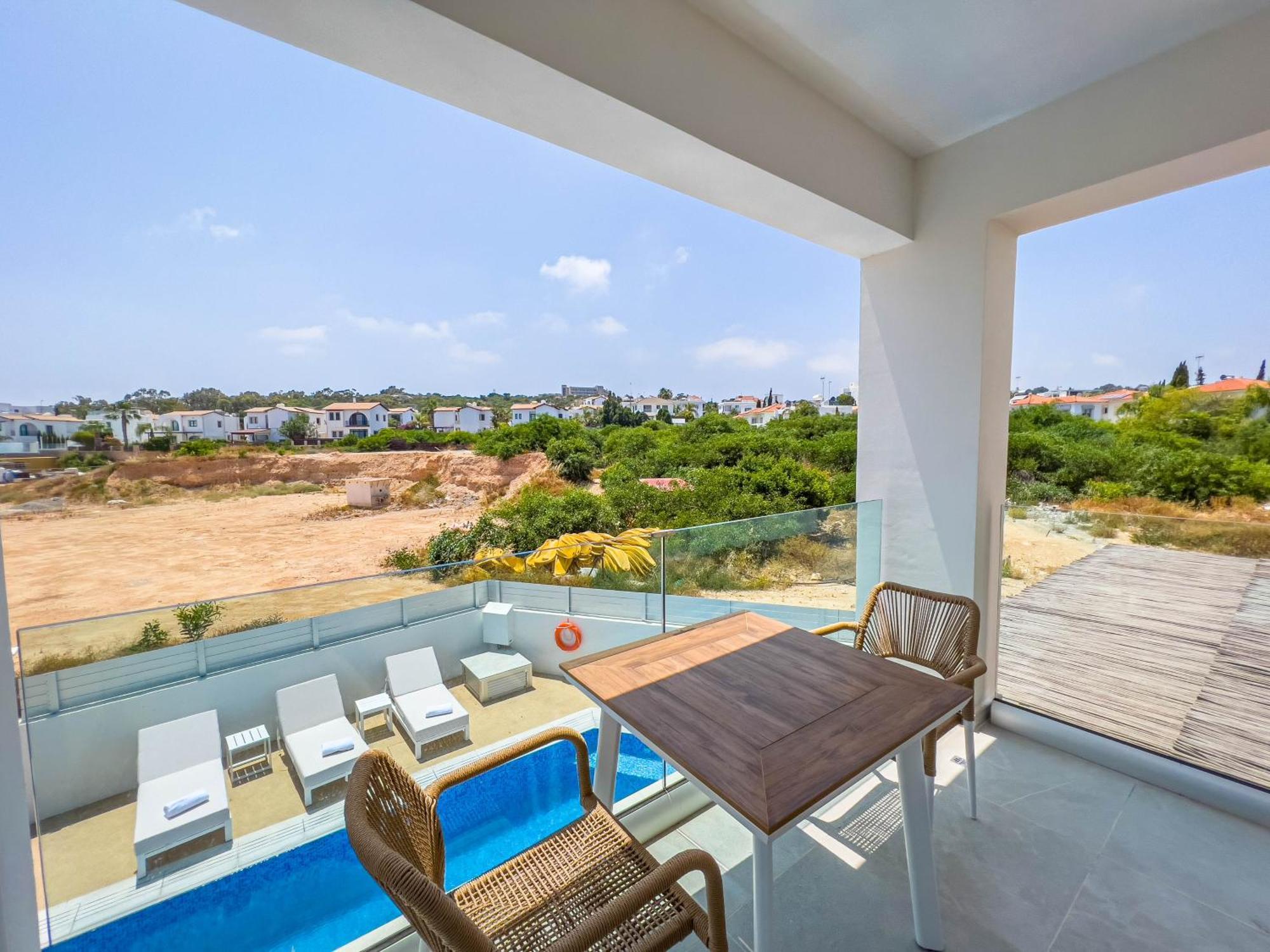 Geo Panoramic Villa +Pool +Game Room +Gym Protaras Exterior foto