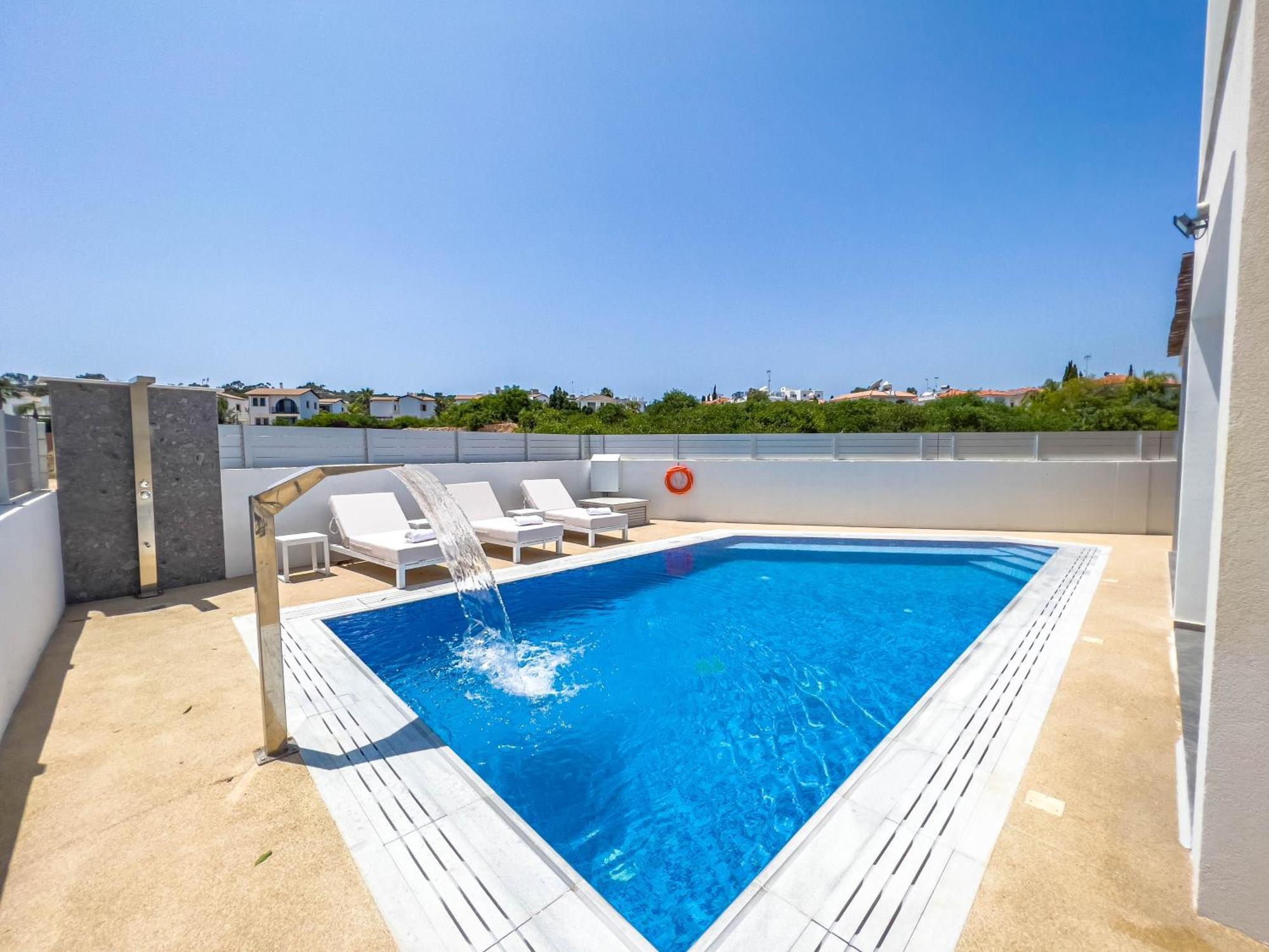 Geo Panoramic Villa +Pool +Game Room +Gym Protaras Exterior foto